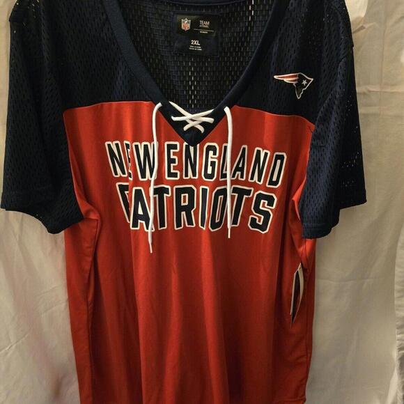 NFL Team Apparel New‎ england PATRIOTS Womens 2XL (NWT) (NE35) - Picture 2 of 8